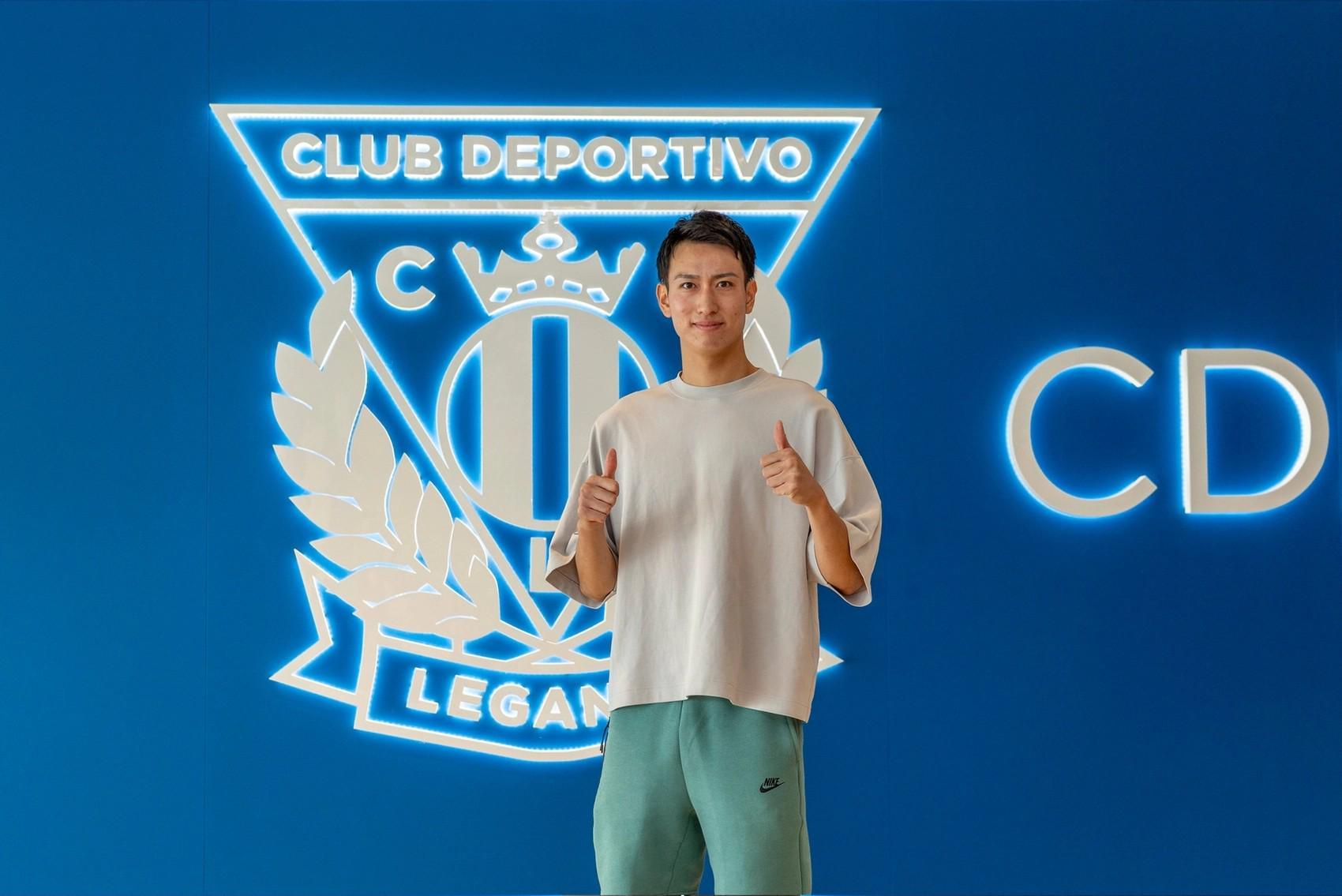 官方：出自皇马青训的21岁中场中井卓大加盟莱加内斯B队